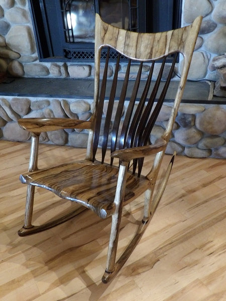 African Theme Rocking Chair